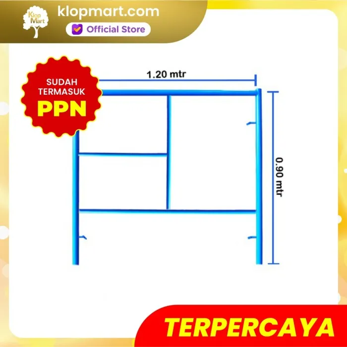 Jual Ladder Frame Scaffolding Painted 0.90-1