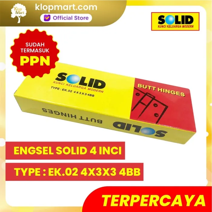 Jual Solid Engsel Pintu 4 inch EK.02/Hinges Pintu Solid Uk. 4
