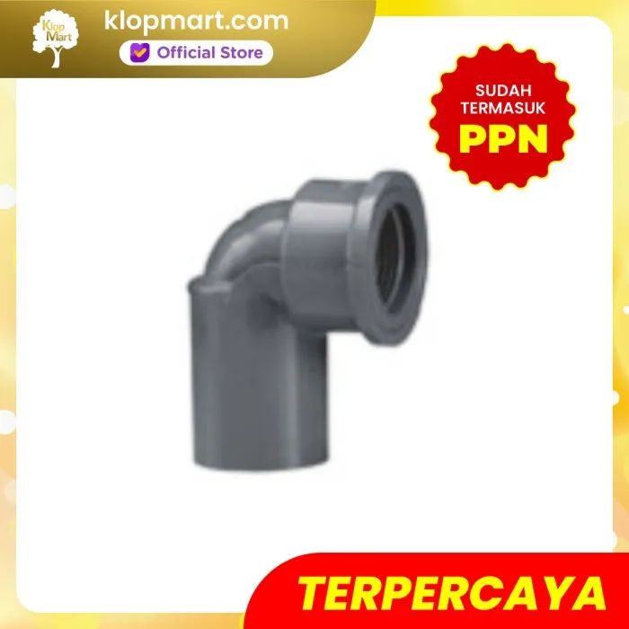 Jual Rucika Faucet Elbow (AW) - Knie Drat Dalam 1