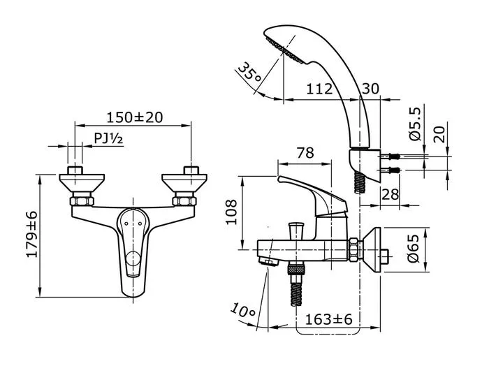Jual Shower TOTO TX432SD -2