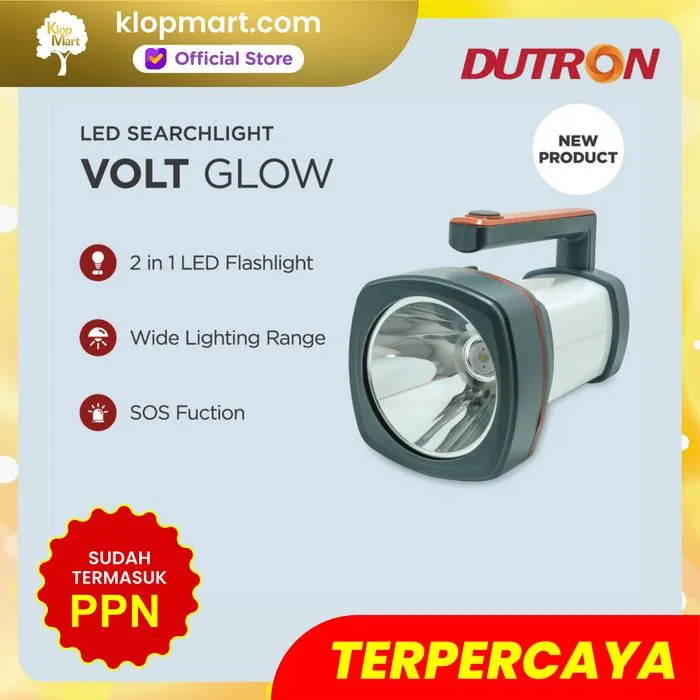 Jual DUTRON LED Senter Volt Glow 25W+15W Alumunium Reflector -1