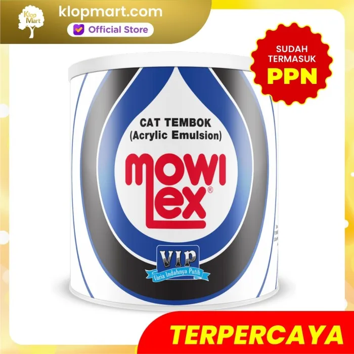 Jual Cat Tembok Mowilex Emulsion VIP Pail 20Lt E-2000 Warna Putih Permai-1