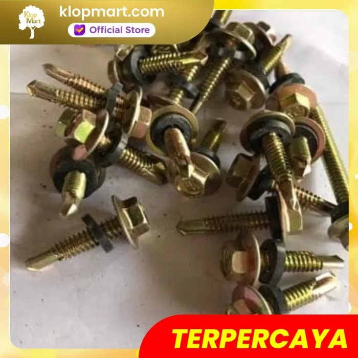 Jual Baut skrup roofing 12x25 2.5cm-3