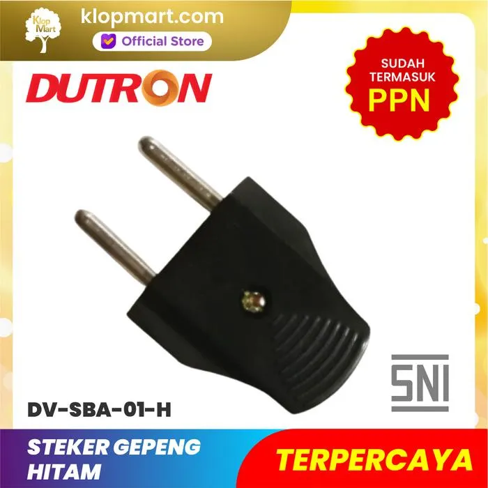 Jual Dutron Steker Gepeng Hitam DV-SBA-01-H