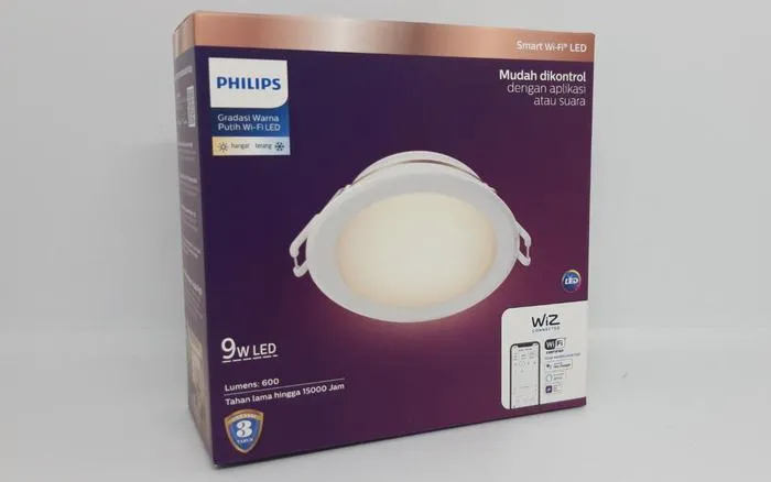Jual Lampu Philips Smart Wifi LED Downlight 9Watt Tunnable White-3