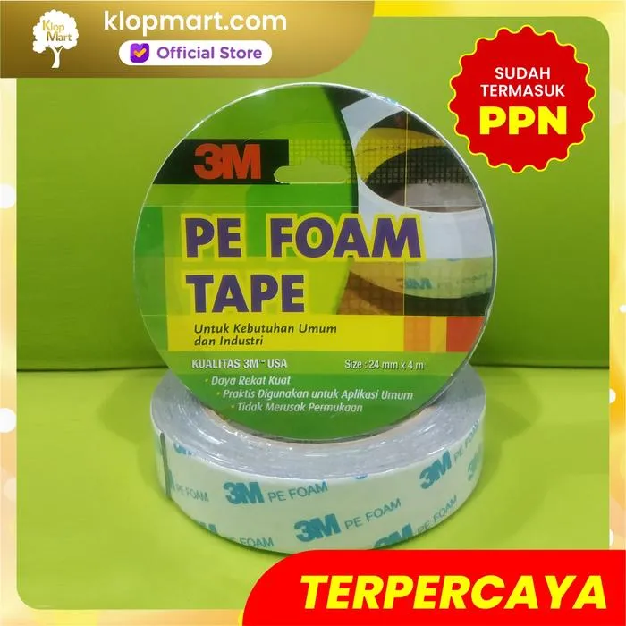 Jual DOUBLE TAPE BUSA 3M PE FOAM TAPE 24mm x 4m ORIGINAL