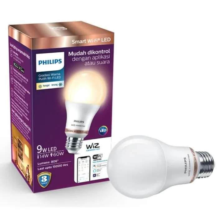 Jual Philips Lampu Smart Wifi LED 9W - Tunable White-3