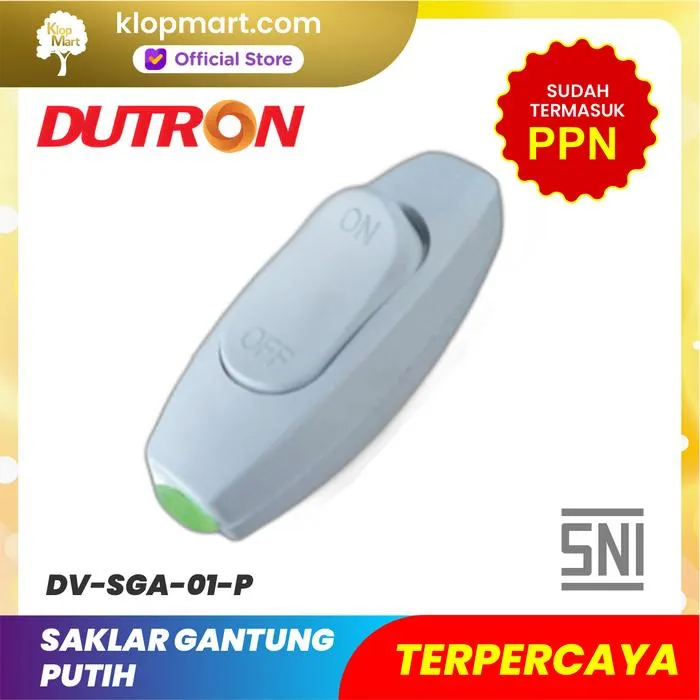 Jual Dutron Saklar Gantung Putih DV-SGA-01-P