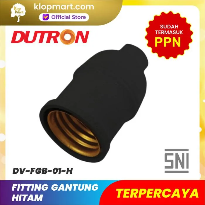Jual Dutron Fitting Gantung Hitam DV-FGB-01-H