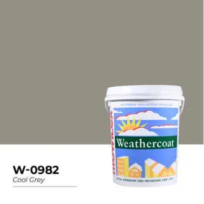 Jual Cat Tembok Mowilex Weathercoat 2.5Lt Galon Plastik - Cool Grey