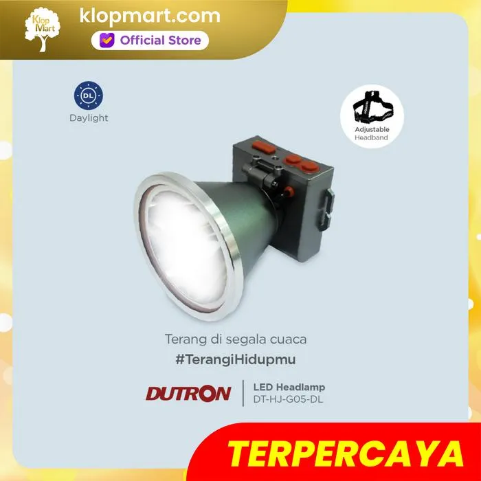 Jual DUTRON Senter Kepala LED Headlamp Maxi Beam 45W Senter Hiking Outdoor - Daylight