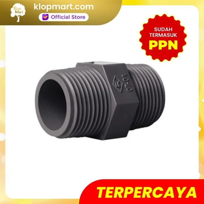 Jual Rucika Double Nipple (AW) - Ukuran 3/4