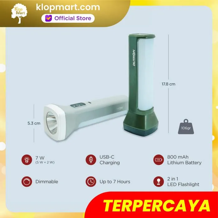 Jual DUTRON Senter LED Flashlight Lumigo 7W-2