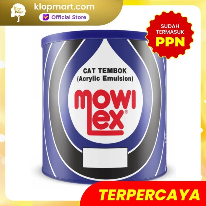 Jual Cat Tembok Mowilex Emulsion 2.5Lt E-100 Warna Putih-1