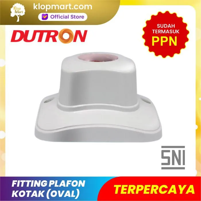 Jual Dutron Fitting Plafond Kotak (Oval) DV-FPK-04-HG
