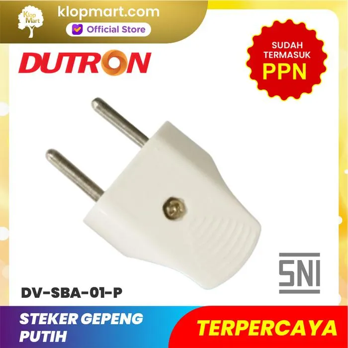 Jual Dutron Steker Gepeng Putih DV-SBA-01-P