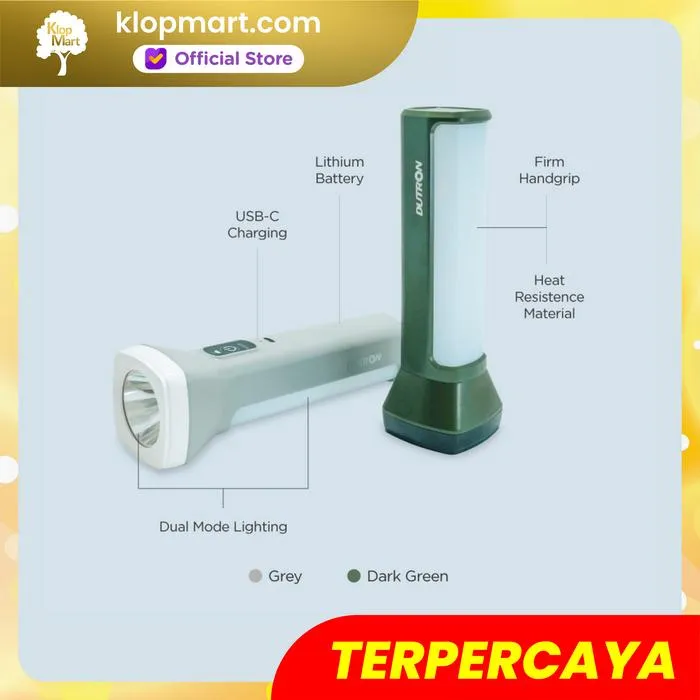 Jual DUTRON Senter LED Flashlight Lumigo 7W-3