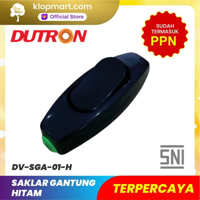 Jual Dutron Saklar Gantung Hitam DV-SGA-01-H