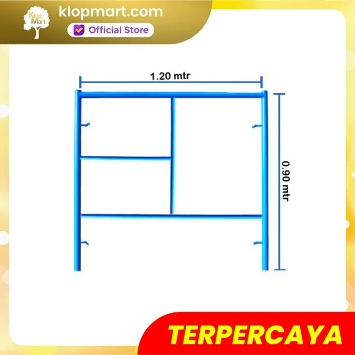 Jual Ladder Frame Scaffolding Painted 0.90-2