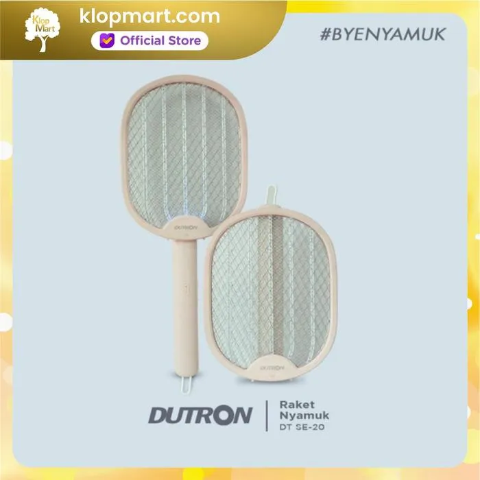 Jual Raket Nyamuk Dutron Standing / Lipat - Raket USB UV Perangkap Nyamuk - SE-20 LIPAT-1