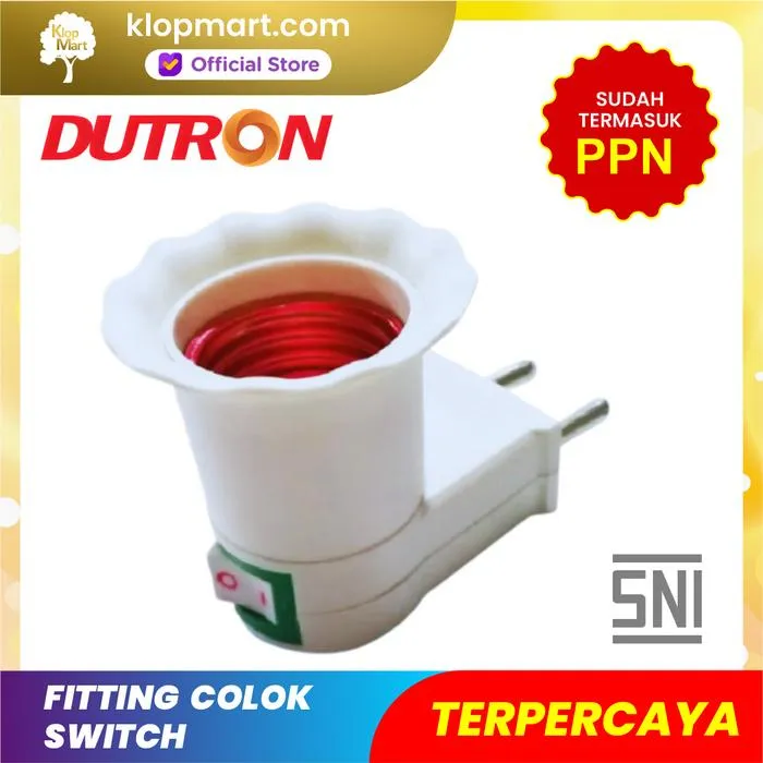 Jual Dutron Fitting Colok Switch DV-FCS-01-1