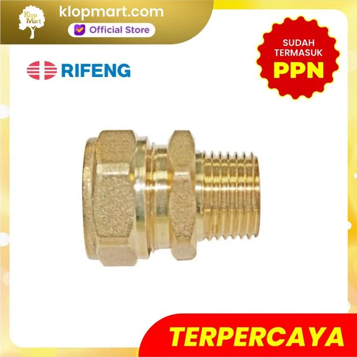 Jual Rifeng Sok Drat Luar Air Panas 1/2'' - Male Straight Union S1216x1/2