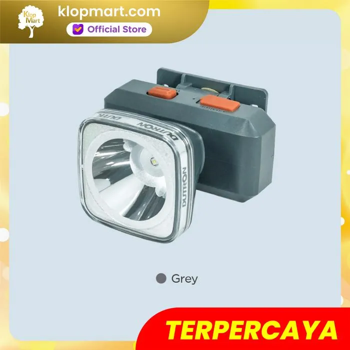 Jual DUTRON Senter Kepala LED Headlamp 7W Boxy Beam Daylight - Gray-1