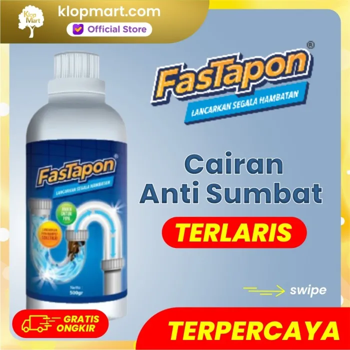 Jual FASTAPON Anti Sumbat Wastafel Closet WC - Melancarkan Pipa Mampet-2