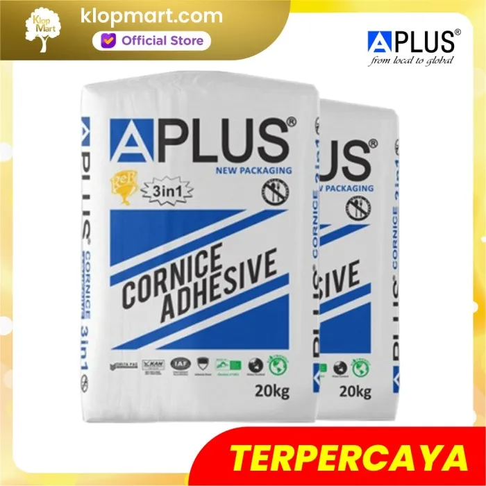 Jual Compound APlus 20kg / Kompon Gypsum APlus 20kg / Cornice Adhesive A+ - 1Kg-2