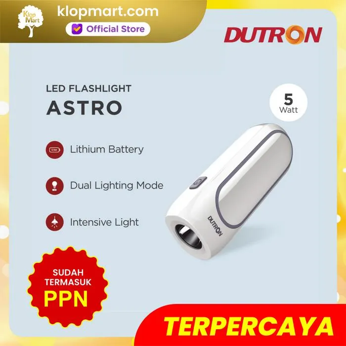 Jual DUTRON Senter LED Emergency Flashlight Astro 5Watt