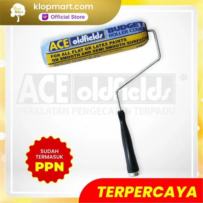 Jual Kuas Roll Cat ACE - Budget + Gagang 230mm / 10mm (3/8'') NAP