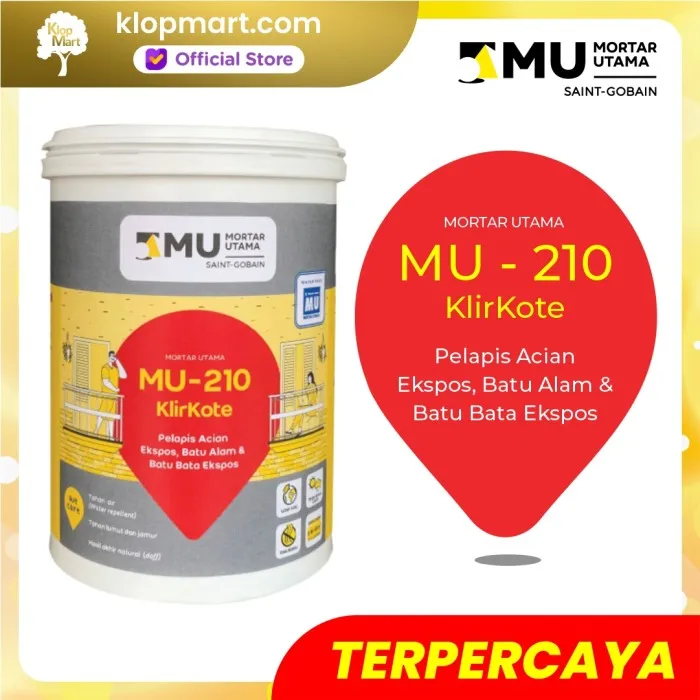 Jual Mortar Utama MU210 Klirkote Pelapis Batu Alam,Acian & Batu Bata Ekspos-2