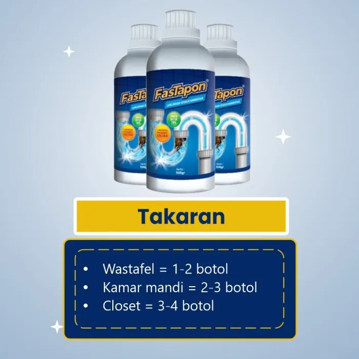 Jual FASTAPON Anti Sumbat Wastafel Closet WC - Melancarkan Pipa Mampet-5