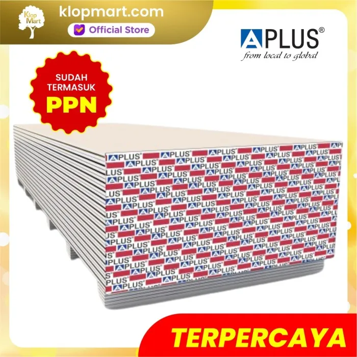 Jual Gypsum aplus / gypsum Board 9mm 1.2x2.4mtr