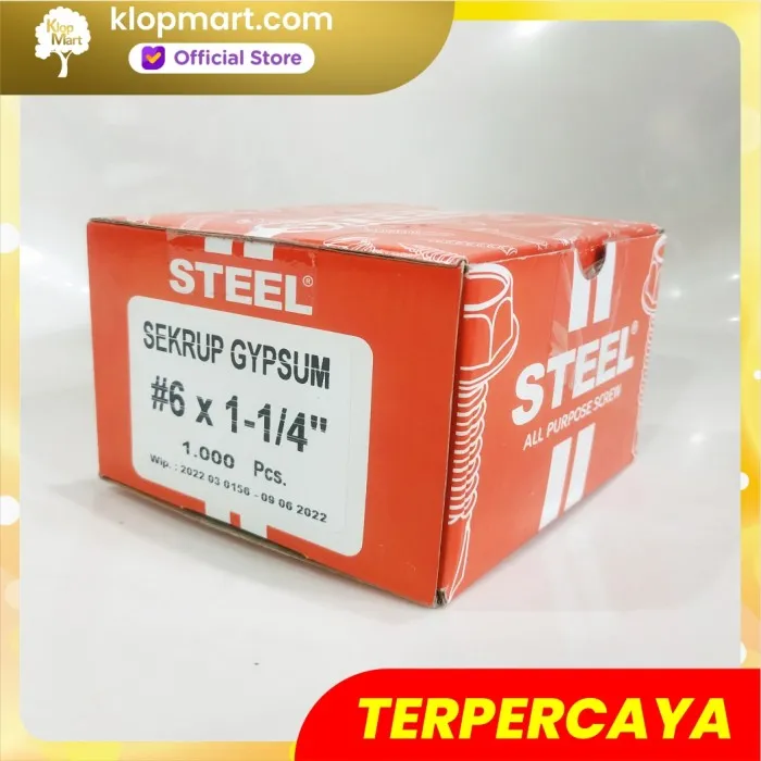Jual Skrup Sekrup Gypsum Steel 3cm 6x1-1/4