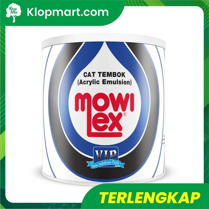 Jual Cat Tembok Mowilex Emulsion VIP 2.5Lt E-2000 Warna Putih Permai-2
