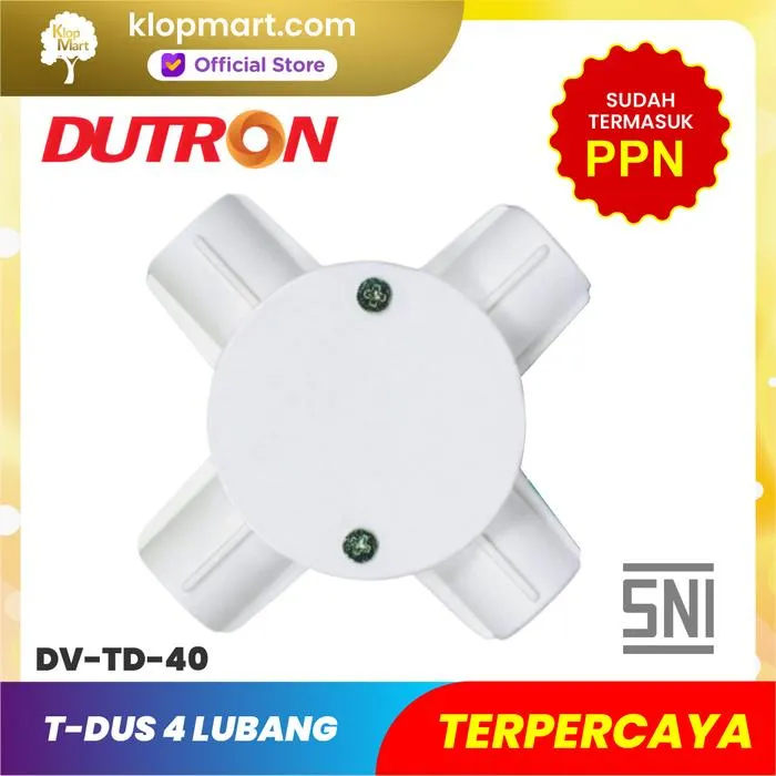 Jual Dutron T-Dus 4 Lubang DV-TD-40