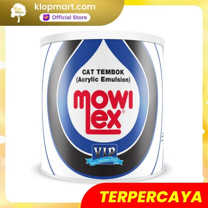 Jual Cat Tembok Mowilex Emulsion VIP 2.5Lt E-1000 Warna Putih Prima-1