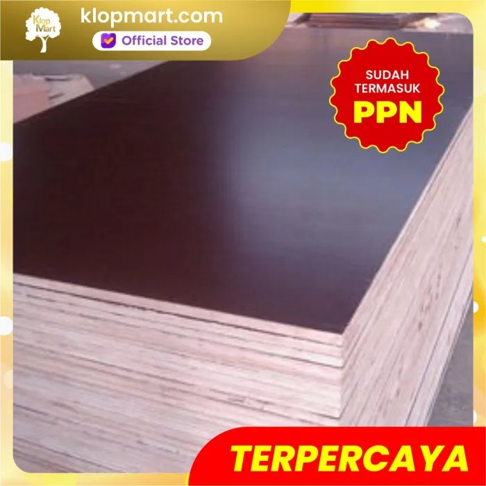 Jual Triplek Film Phenolic 1Muka/Single Face 12mm Ukuran 4x8F
