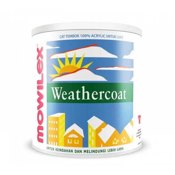 Jual Cat Tembok Mowilex Weathercoat 2.5Lt Galon Plastik - White-4