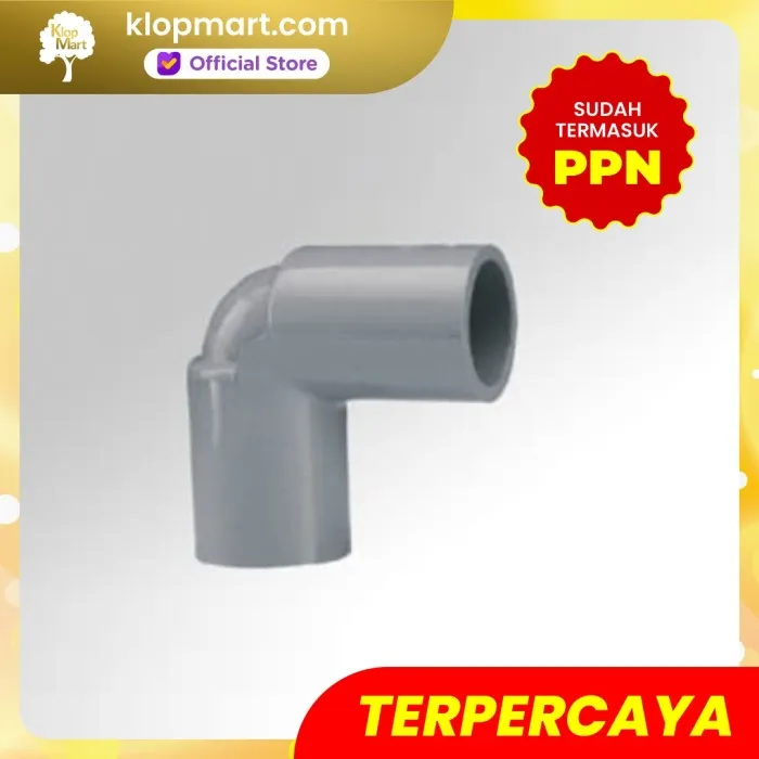 Jual Sambungan Pipa Fitting PVC Knee Knie AW 1/2
