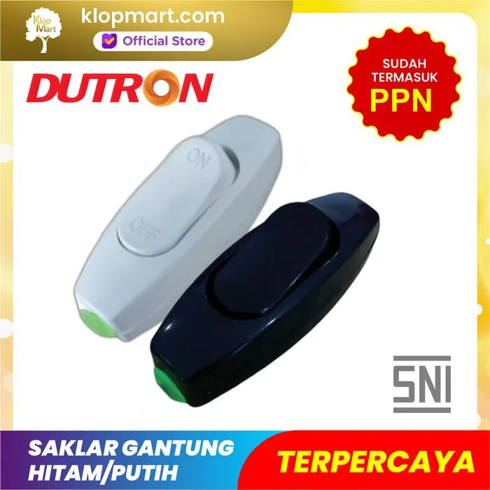 Jual Dutron Saklar Gantung Hitam DV-SGA-01-H-2
