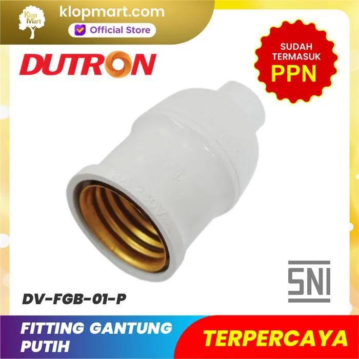Jual Dutron Fitting Gantung Putih DV-FGB-01-P