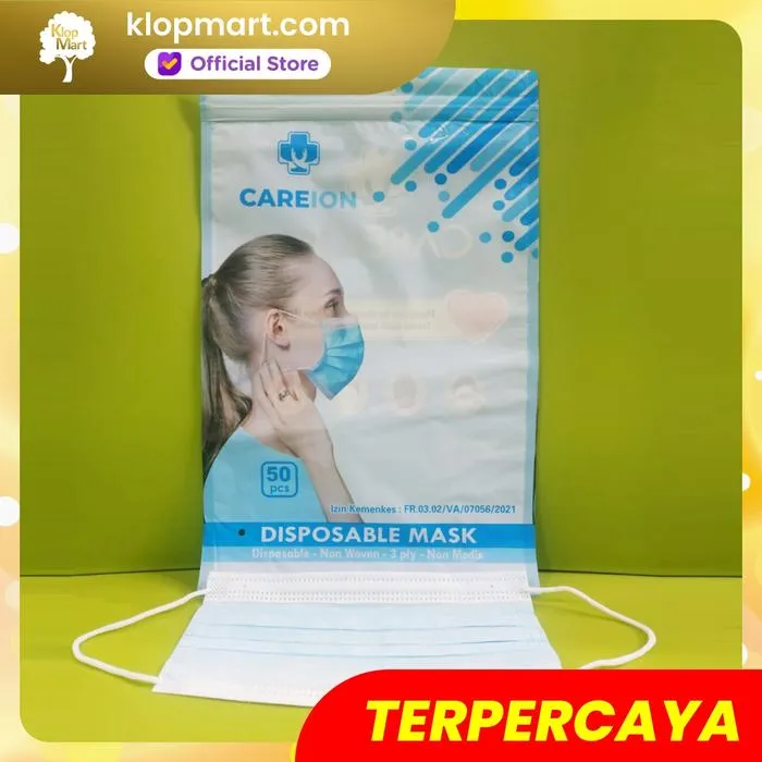 Jual Masker 3 Ply Earloop - Hitam-4