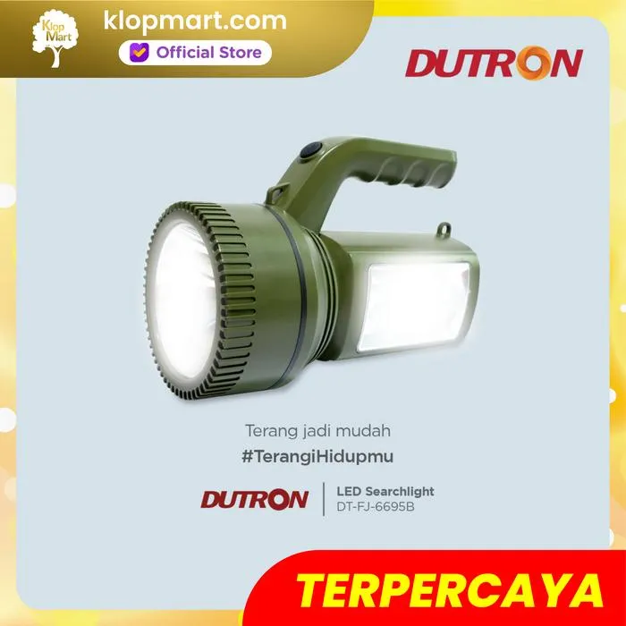 Jual DUTRON Senter Tangan Jumbo LED Searchlight Bolt 25Watt - Hijau