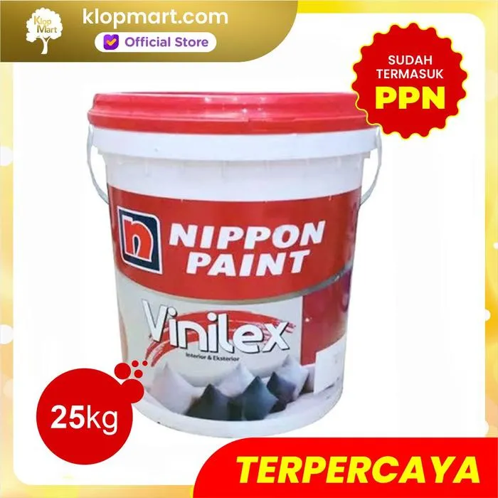 Jual Cat Tembok Vinilex Pail 25Kg - Nippon Paint Vinilex - 973J BLUE WHITE-2