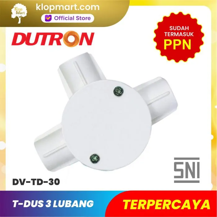 Jual Dutron T-Dus 3 Lubang DV-TD-30