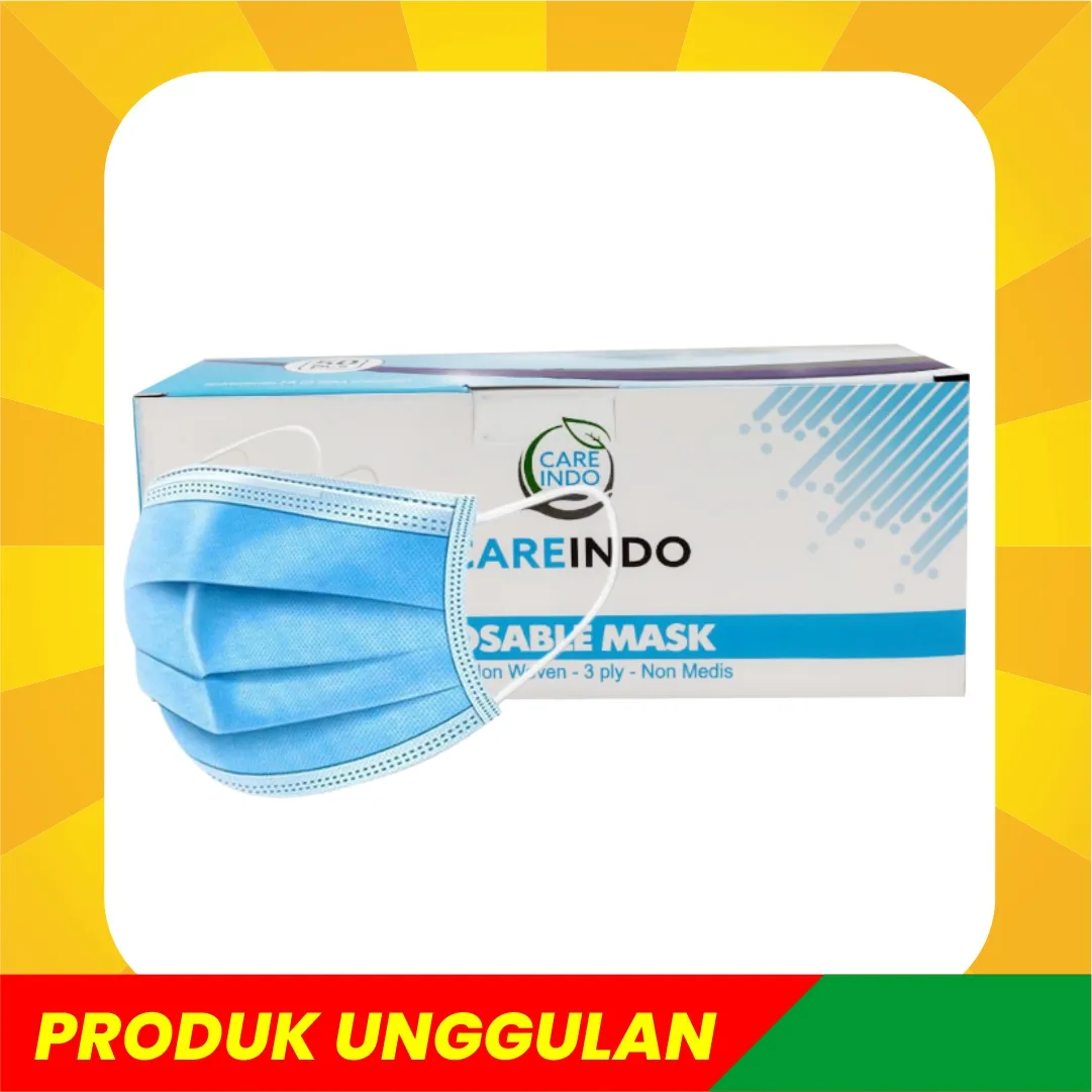 Jual Masker 3 Ply Earloop - Putih-1