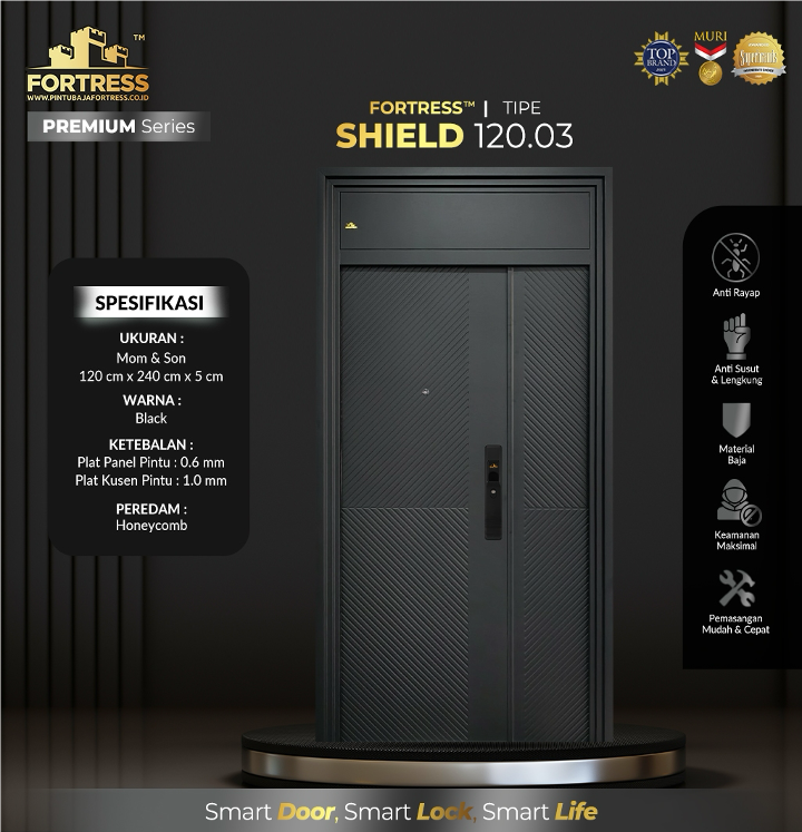 Jual Pintu Besi/Baja Fortress Mother Son Door Shield 03 120-1