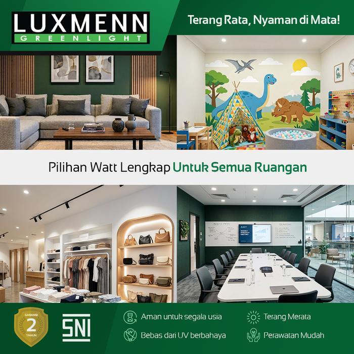 Jual Lampu & Armatur Luxmenn LUX - H800 / 15 Watt / Paket Hemat 3 Pcs / Inbow Bulat - Tipe Downlight - Putih ( 6000k )-7